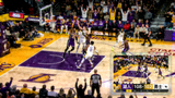 看球网画中画小窗：NBA常规赛湖人主场对战精彩画面